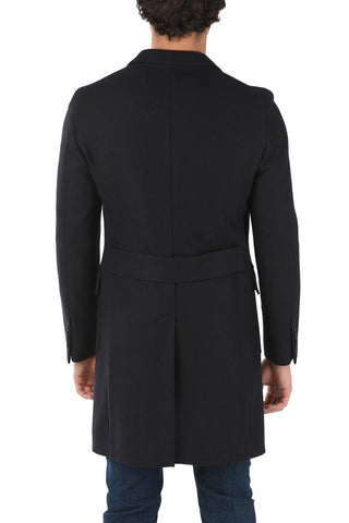 CC COLLECTION Cashmere Blend Coat with Iconic Beetle Brooch