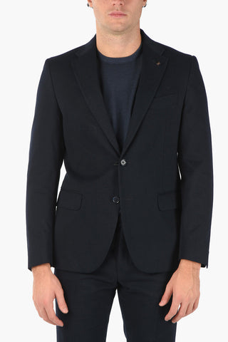 CC COLLECTION Single-breasted RIGHT Cotton Suit with Flap Pockets
