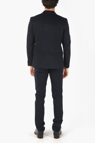 CC COLLECTION Single-breasted RIGHT Cotton Suit with Flap Pockets