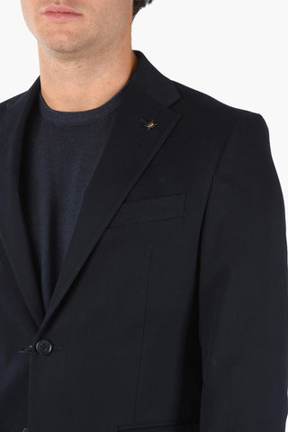 CC COLLECTION Single-breasted RIGHT Cotton Suit with Flap Pockets
