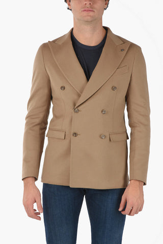 CC COLLECTION Blazer Doppiopetto REWARD in Misto Cashmere con Revers a Lancia