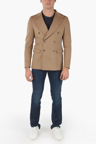 CC COLLECTION Blazer Doppiopetto REWARD in Misto Cashmere con Revers a Lancia