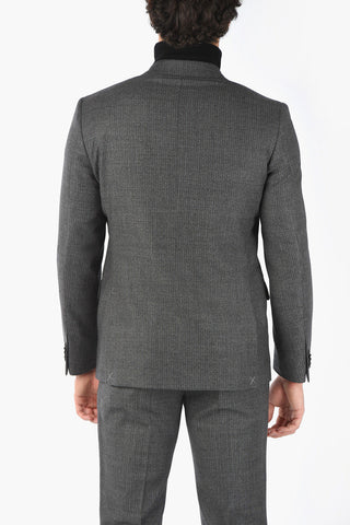 CC COLLECTION Abito RIGHT in Lana Vergine Herringbone