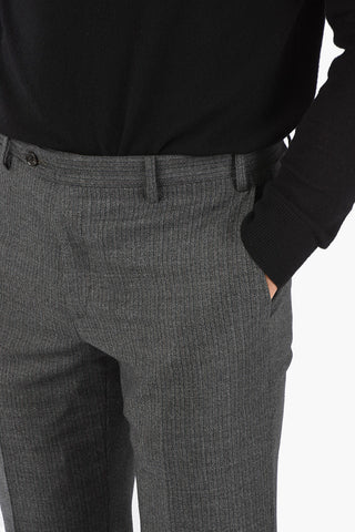 CC COLLECTION Abito RIGHT in Lana Vergine Herringbone