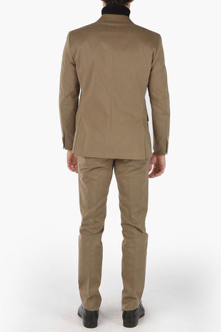 CC COLLECTION 2 Button RIGHT Notch Lapel Twill Cotton Suit
