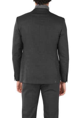 CC COLLECTION Abito 2 Bottoni RIGHT con Motivo District Check