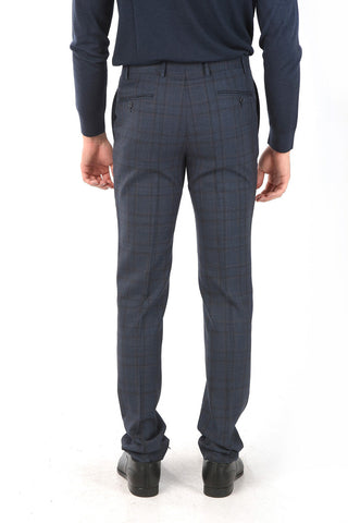 CC COLLECTION 2 Button District Check RIGHT Virgin Wool Suit