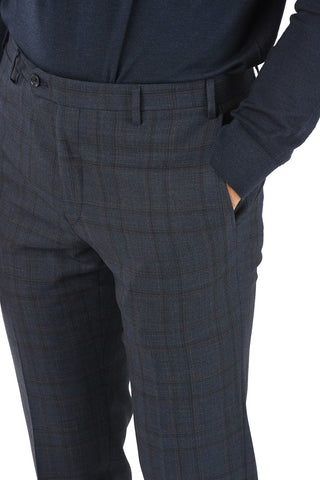 CC COLLECTION 2 Button District Check RIGHT Virgin Wool Suit