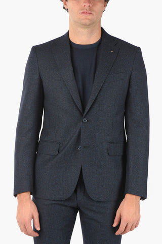 CC COLLECTION Micro Houndstooth RIGHT Virgin Wool Blend Suit