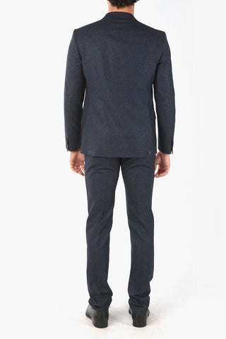 CC COLLECTION Micro Houndstooth RIGHT Virgin Wool Blend Suit