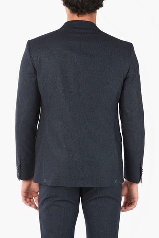 CC COLLECTION Micro Houndstooth RIGHT Virgin Wool Blend Suit