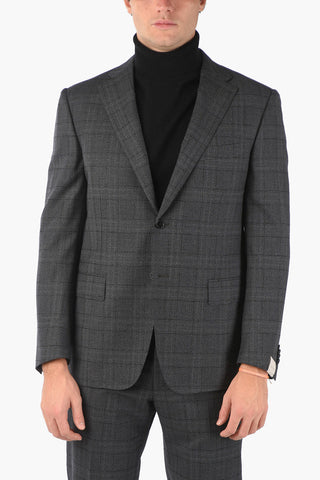 District Check MANTUA Virgin Wool Suit