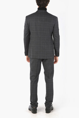 District Check MANTUA Virgin Wool Suit