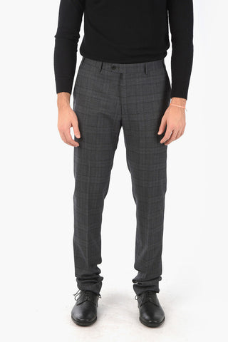 District Check MANTUA Virgin Wool Suit