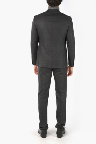 CC COLLECTION Windowpane Check RIGHT Virgin Wool Suit