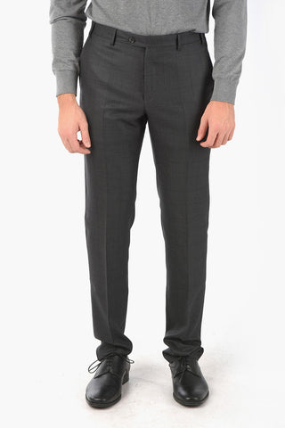 CC COLLECTION Windowpane Check RIGHT Virgin Wool Suit