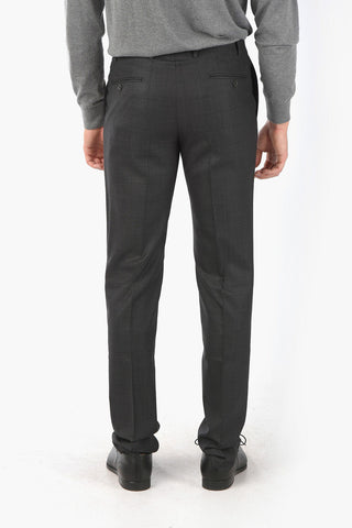 CC COLLECTION Abito Windowpane Check RIGHT in Lana Vergine