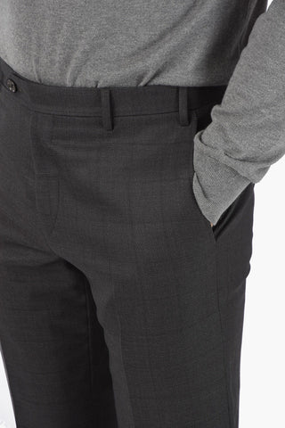 CC COLLECTION Windowpane Check RIGHT Virgin Wool Suit