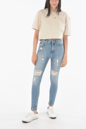 Slim-Fit Distressed Jeans AUDREY