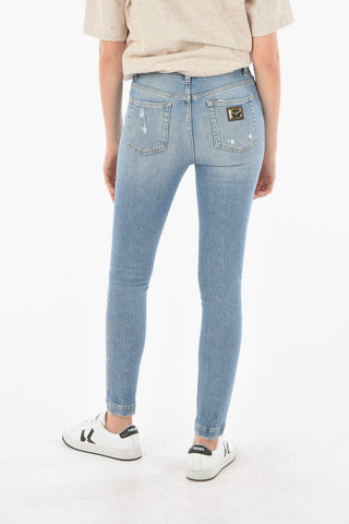 Jeans AUDREY Distressed Slim Fit