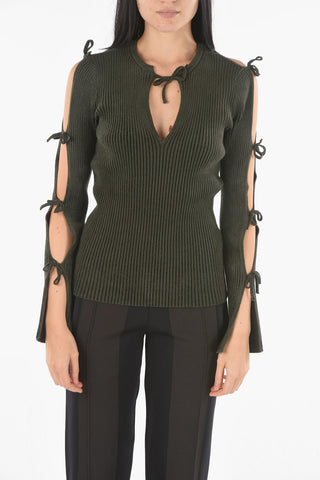 Sweater with Cut Out Details