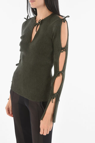 Sweater with Cut Out Details