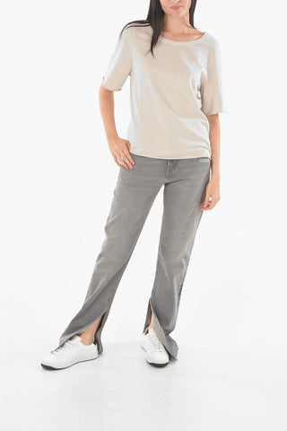Organic Cotton Raw Cut T-shirt