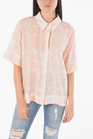 hidden closure short sleeve BJOLSEN shirt