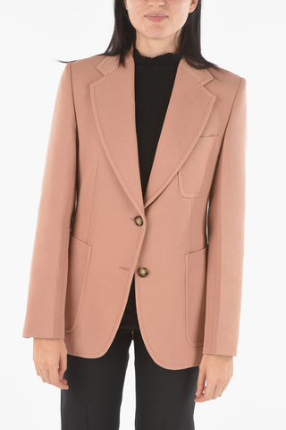 Patch Pockets and Breast-pocket Slim Fit Blazer