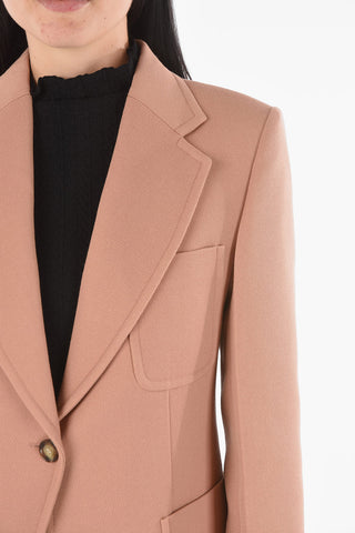 Patch Pockets and Breast-pocket Slim Fit Blazer