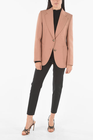 Patch Pockets and Breast-pocket Slim Fit Blazer