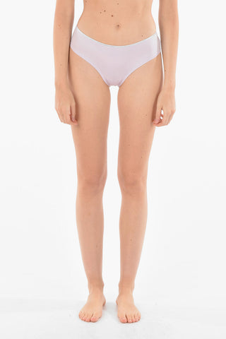 Woven Detail Lycra Slip