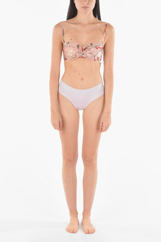 Woven Detail Lycra Slip