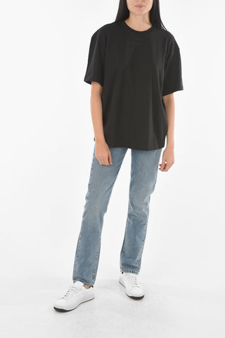 Crew Neck Logoed Cotton T-Shirt
