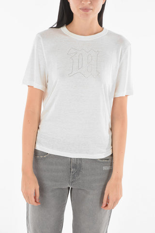T-shirt with Jewel Application