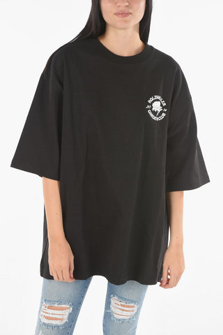 Printed Cotton Oversized T-Shirt