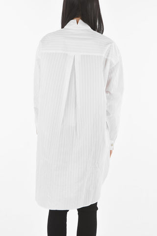 Mandarin Collar Jacquard Saharan Shirt