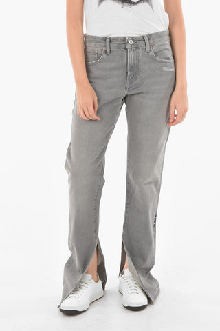 Ankle Split Slim Fit Jeans