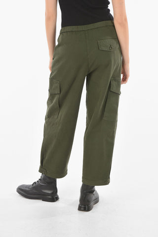 Pantaloni Cargo a Vita Bassa