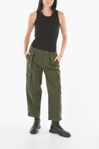 Pantaloni Cargo a Vita Bassa