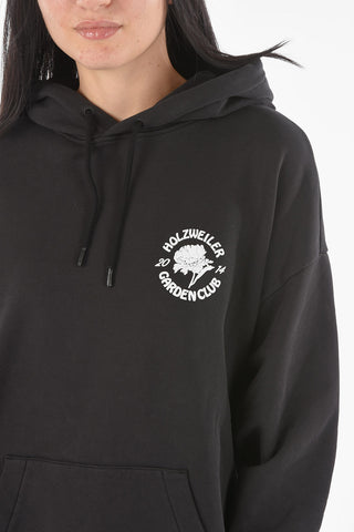 Printed Logo Brushed Cotton Hoodie