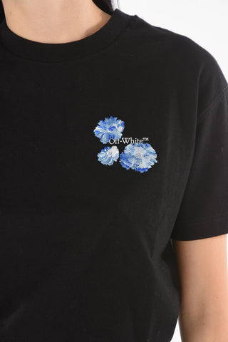 embroidered crew-neck t-shirt