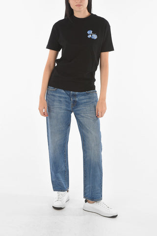 embroidered crew-neck t-shirt