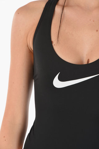 Logo Printed One Piece Swimsuit