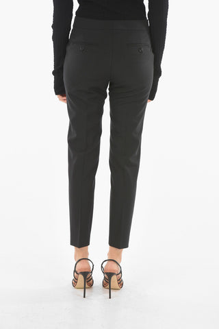 Low Rise Pants with 4 Pockets and Snap Hook Closure