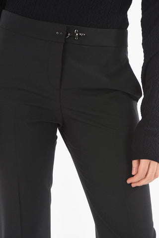 Low Rise Pants with 4 Pockets and Snap Hook Closure