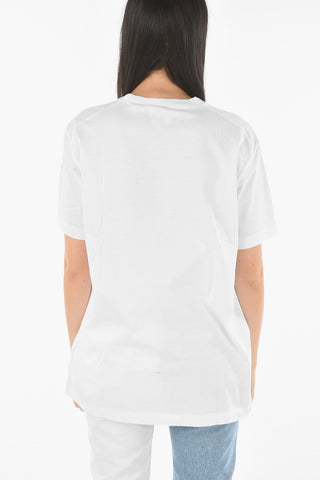 logo printed solid color I SMOKE FIT t-shirt
