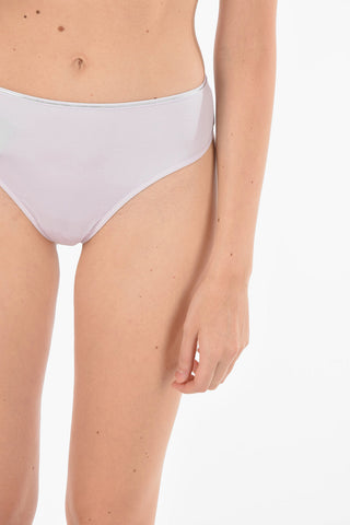 Lurex Detail Lycra Thong Slip