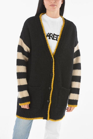 v-neck 2 pockets BOWLING cardigan