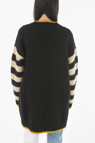 v-neck 2 pockets BOWLING cardigan